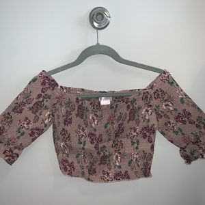 Floral Crop Top
